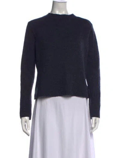 Pre-owned Allsaints Wool Crew Neck Sweater In Black