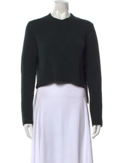 Pre-owned Allsaints Wool Crew Neck Sweater In Black