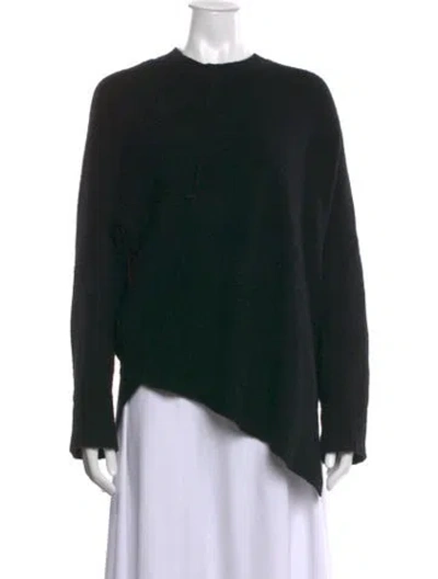 Pre-owned Allsaints Wool Crew Neck Sweater In Black