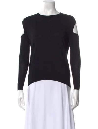 Pre-owned Allsaints Wool Crew Neck Sweater In Blue