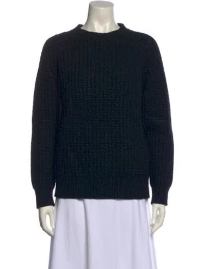 Pre-owned Allsaints Wool Crew Neck Sweater In Gray