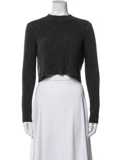 Pre-owned Allsaints Wool Crew Neck Sweater In Grey