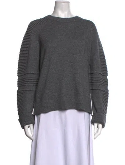 Pre-owned Allsaints Wool Crew Neck Sweater In Grey