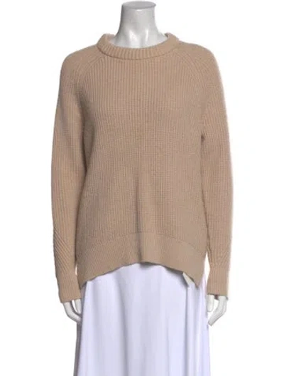 Pre-owned Allsaints Wool Crew Neck Sweater In Neutral
