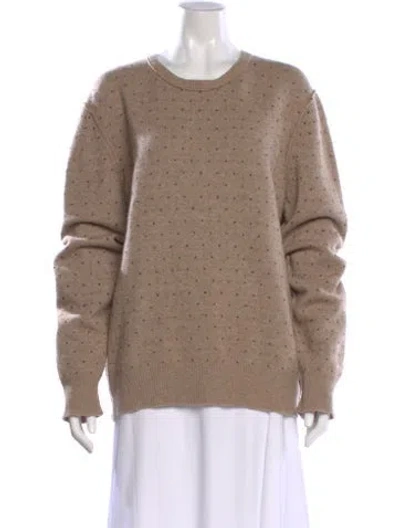 Pre-owned Allsaints Wool Crew Neck Sweater In Neutral