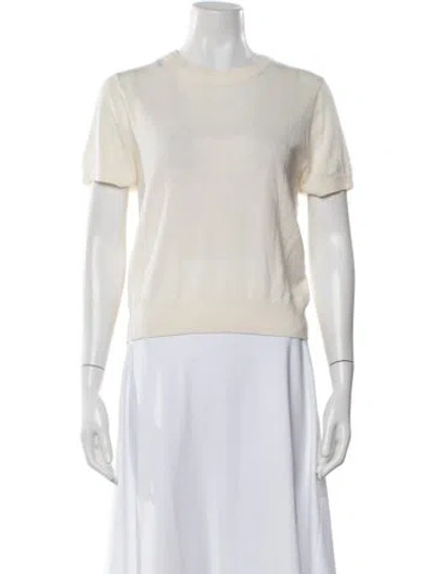 Pre-owned Allsaints Wool Crew Neck Sweater In Neutral