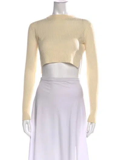 Pre-owned Allsaints Wool Crew Neck Sweater In Neutrals