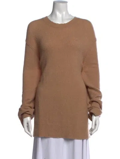 Pre-owned Allsaints Wool Crew Neck Sweater In Neutrals