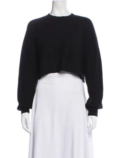 Pre-owned Allsaints Wool Crew Neck Sweater W/ Tags In Blue
