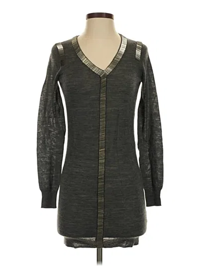 Pre-owned Allsaints Wool Dress In Gray