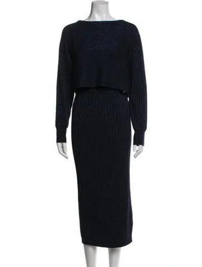 Pre-owned Allsaints Wool Dress Set In Black