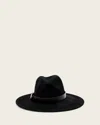 Allsaints Wool Fae Wool Fedora In Black