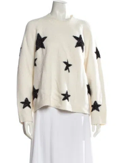 Pre-owned Allsaints Wool Graphic Print Sweater In Neutral