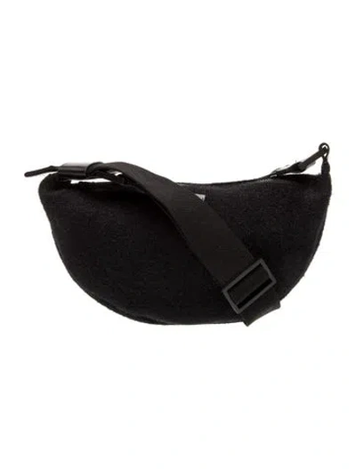 Pre-owned Allsaints Wool Hobo In Black