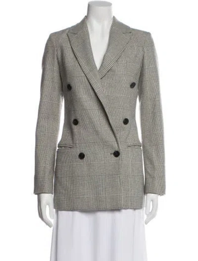 Pre-owned Allsaints Wool Houndstooth Print Blazer In Multi