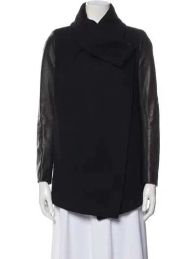 Pre-owned Allsaints Wool Jacket In Black
