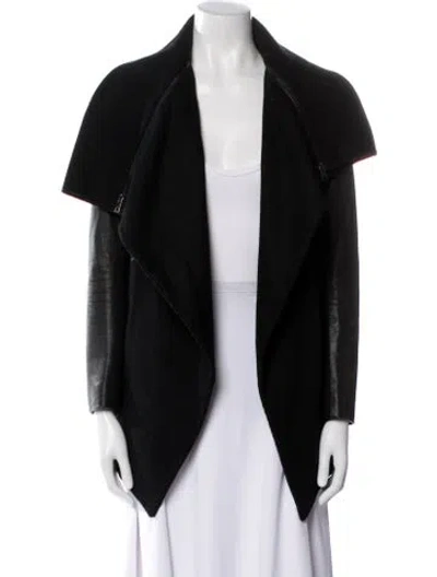 Pre-owned Allsaints Wool Jacket In Black