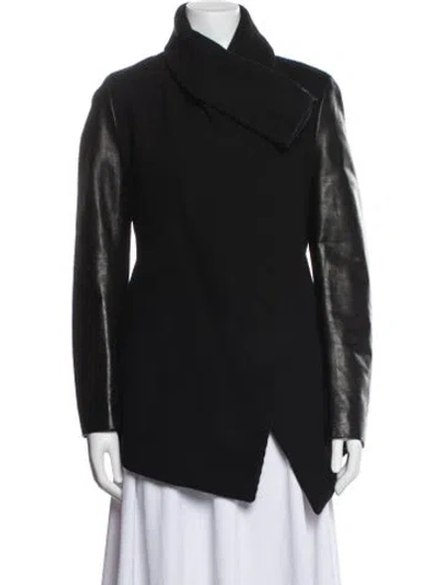 Pre-owned Allsaints Wool Jacket In Black
