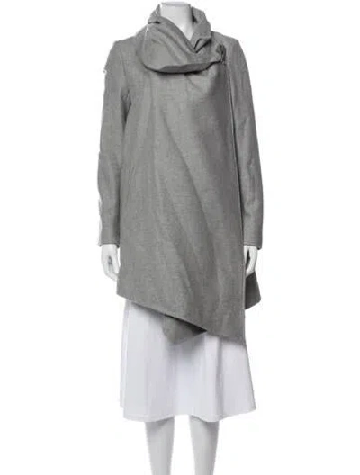 Pre-owned Allsaints Wool Jacket In Gray