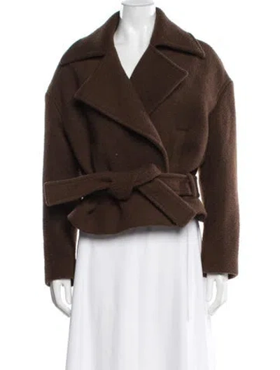 Pre-owned Allsaints Wool Jacket W/ Tags In Brown
