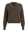 Allsaints Julieana Merino Wool Sweater In Brown