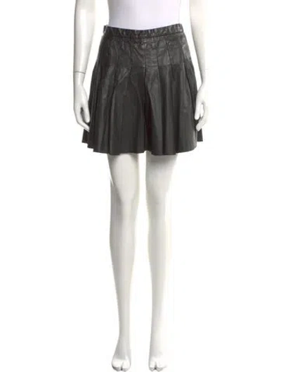 Pre-owned Allsaints Wool Mini Skirt In Multi
