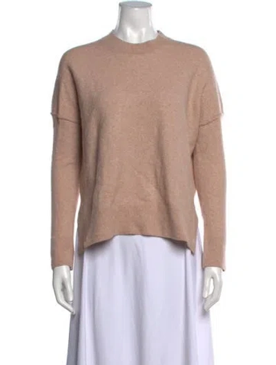 Pre-owned Allsaints Wool Mock Neck Sweater In Pink