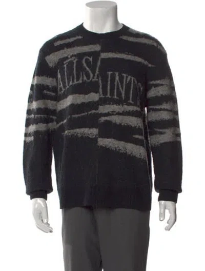 Pre-owned Allsaints Wool Printed Pullover In Multi