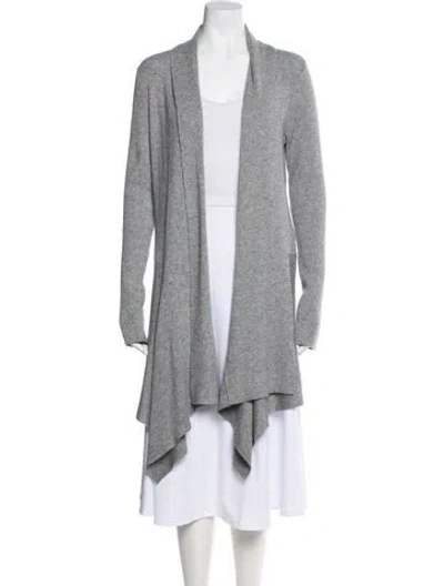 Pre-owned Allsaints Wool Striped Evening Jacket In Gray