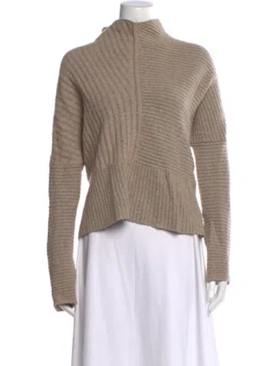 Pre-owned Allsaints Wool Striped Sweater In Neutral