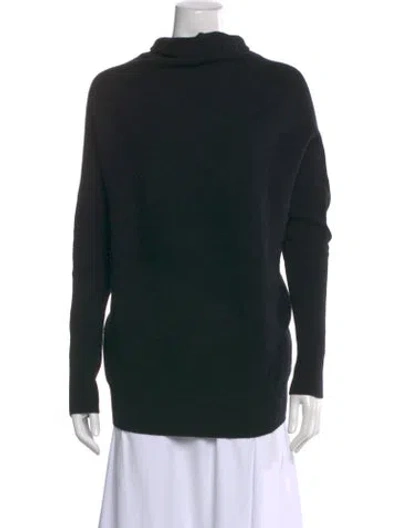 Pre-owned Allsaints Wool Turtleneck Sweater In Black