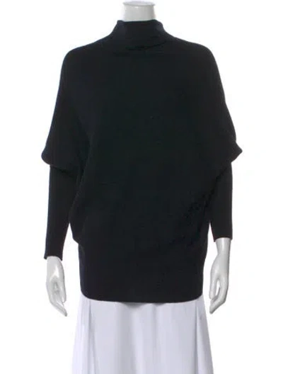 Pre-owned Allsaints Wool Turtleneck Sweater In Black