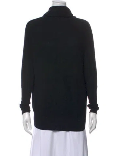 Pre-owned Allsaints Wool Turtleneck Sweater In Black
