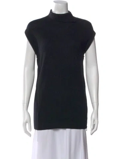 Pre-owned Allsaints Wool Turtleneck Sweater In Blue