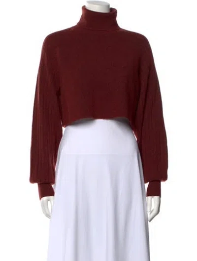 Pre-owned Allsaints Wool Turtleneck Sweater In Brown