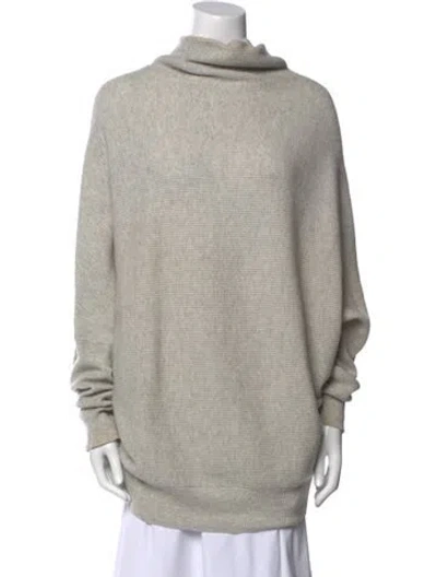 Pre-owned Allsaints Wool Turtleneck Sweater In Gray