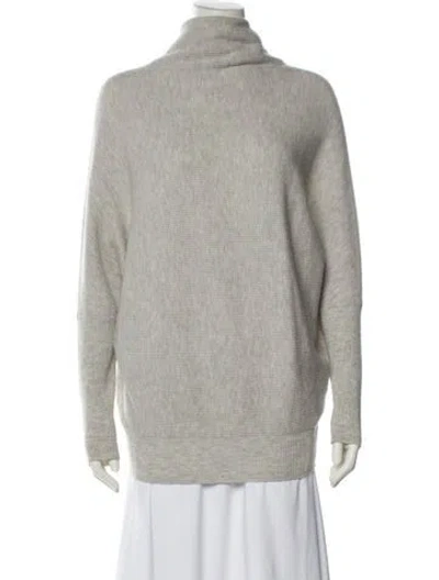 Pre-owned Allsaints Wool Turtleneck Sweater In Gray