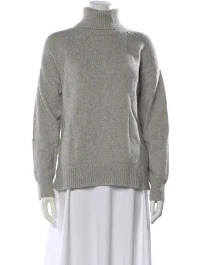 Pre-owned Allsaints Wool Turtleneck Sweater In Gray