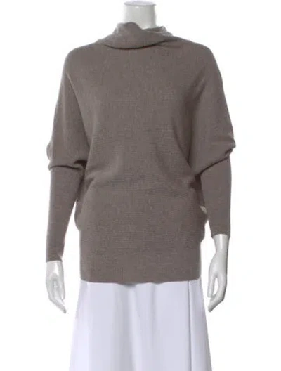 Pre-owned Allsaints Wool Turtleneck Sweater In Gray
