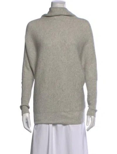 Pre-owned Allsaints Wool Turtleneck Sweater In Grey