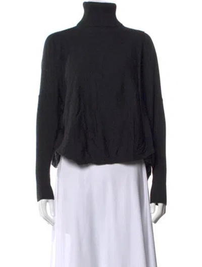 Pre-owned Allsaints Wool Turtleneck Sweater In Grey