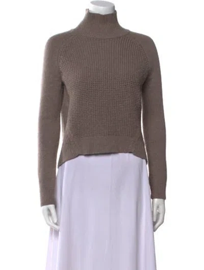Pre-owned Allsaints Wool Turtleneck Sweater In Neutral