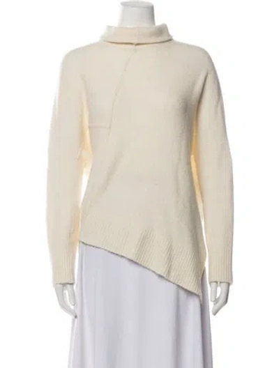 Pre-owned Allsaints Wool Turtleneck Sweater In Neutrals