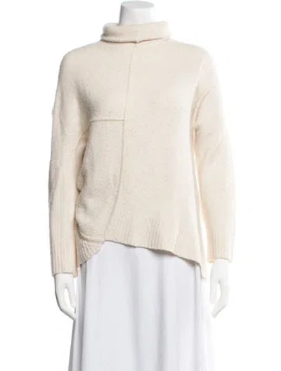 Pre-owned Allsaints Wool Turtleneck Sweater In Neutrals