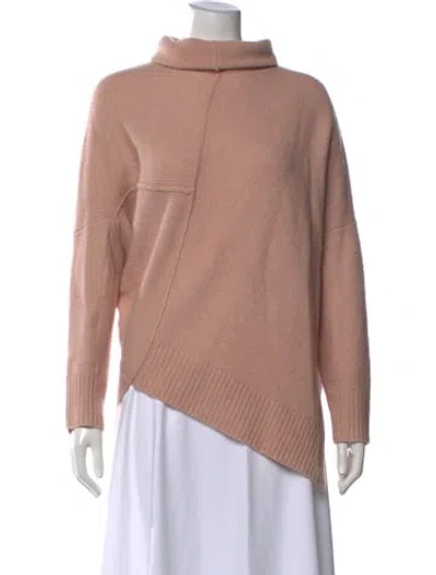 Pre-owned Allsaints Wool Turtleneck Sweater In Pink