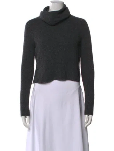 Pre-owned Allsaints Wool Turtleneck Sweater W/ Tags In Gray