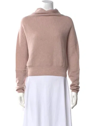 Pre-owned Allsaints Wool Turtleneck Sweater W/ Tags In Pink