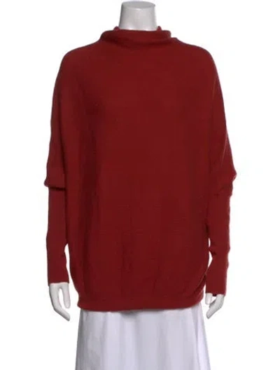 Pre-owned Allsaints Wool Turtleneck Sweater W/ Tags In Red