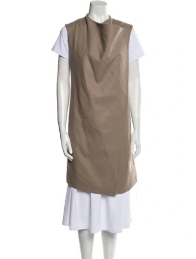 Pre-owned Allsaints Wool Vest W/ Tags In Neutral