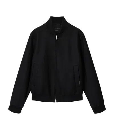 Allsaints Wool-blend Deceit Bomber Jacket In Multi